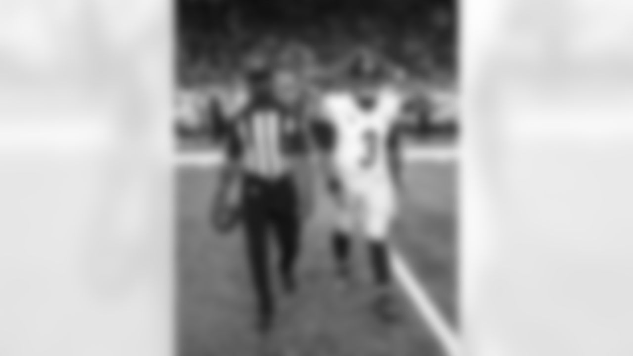 Pittsburgh Steelers quarterback Russell Wilson (3) during a preseason game between the Pittsburgh Steelers and the Detroit Lions, on Saturday August 24, 2024 in Detroit, Michigan. (Karl Roser / Pittsburgh Steelers)