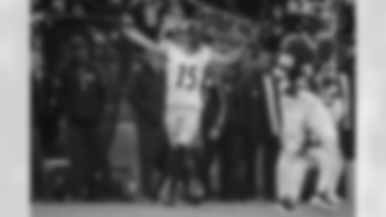 Pittsburgh Steelers wide receiver Ben Skowronek (15) during a regular season game between the Pittsburgh Steelers and the Baltimore Ravens, Sunday, Dec. 7, 2025 in Baltimore, MD. The Steelers defeated the Ravens 27-22. (Alysa Rubin / Pittsburgh Steelers)