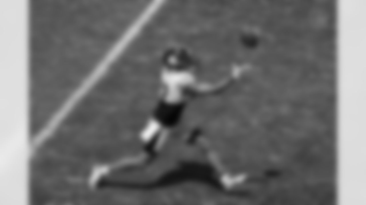 Pittsburgh Steelers wide receiver Scotty Miller (13) trains at Saint Vincent College during the 2025 Steelers Training Camp on Wednesday August 6, 2025 in Latrobe, PA. (Karl Roser / Pittsburgh Steelers)