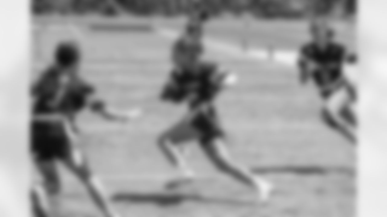 Week 6 of the Steelers' Girls High School Flag Football season on Sunday, May 11, 2024 at Bethel Park High School. (Brad Oskowski / Pittsburgh Steelers)