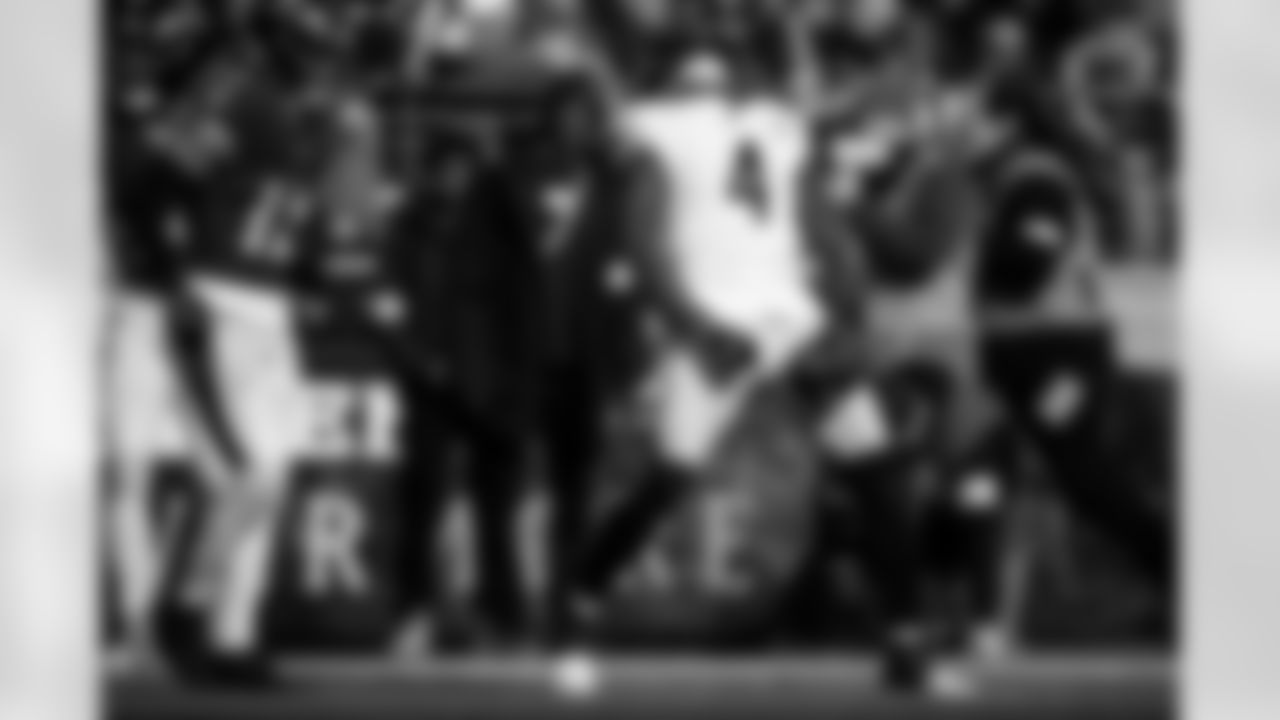 Pittsburgh Steelers wide receiver DK Metcalf (4) during a regular season game between the Pittsburgh Steelers and the Baltimore Ravens, Sunday, Dec. 7, 2025 in Baltimore, MD. The Steelers defeated the Ravens 27-22. (Karl Roser / Pittsburgh Steelers)