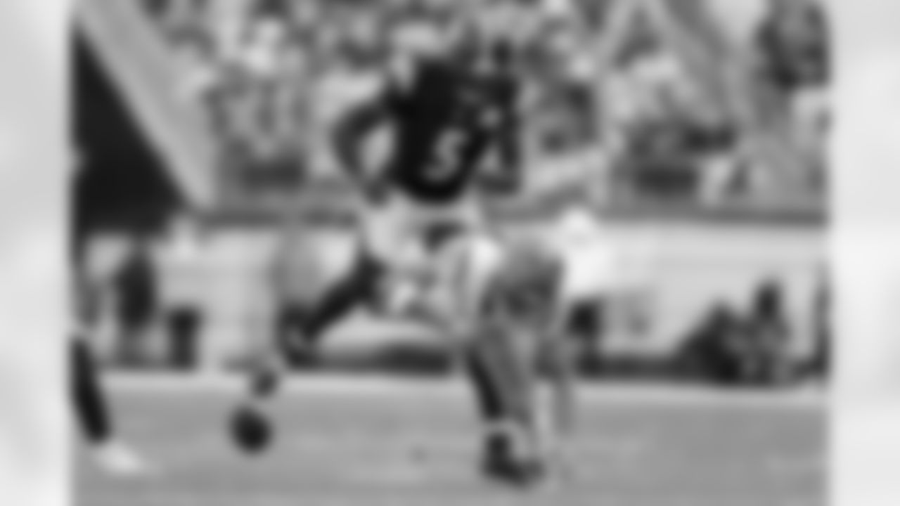 Pittsburgh Steelers cornerback Jalen Ramsey (5) during a regular season game between the Pittsburgh Steelers and the Cincinnati Bengals, Sunday, Nov. 16, 2025 in Pittsburgh, PA. (Karl Roser / Pittsburgh Steelers)