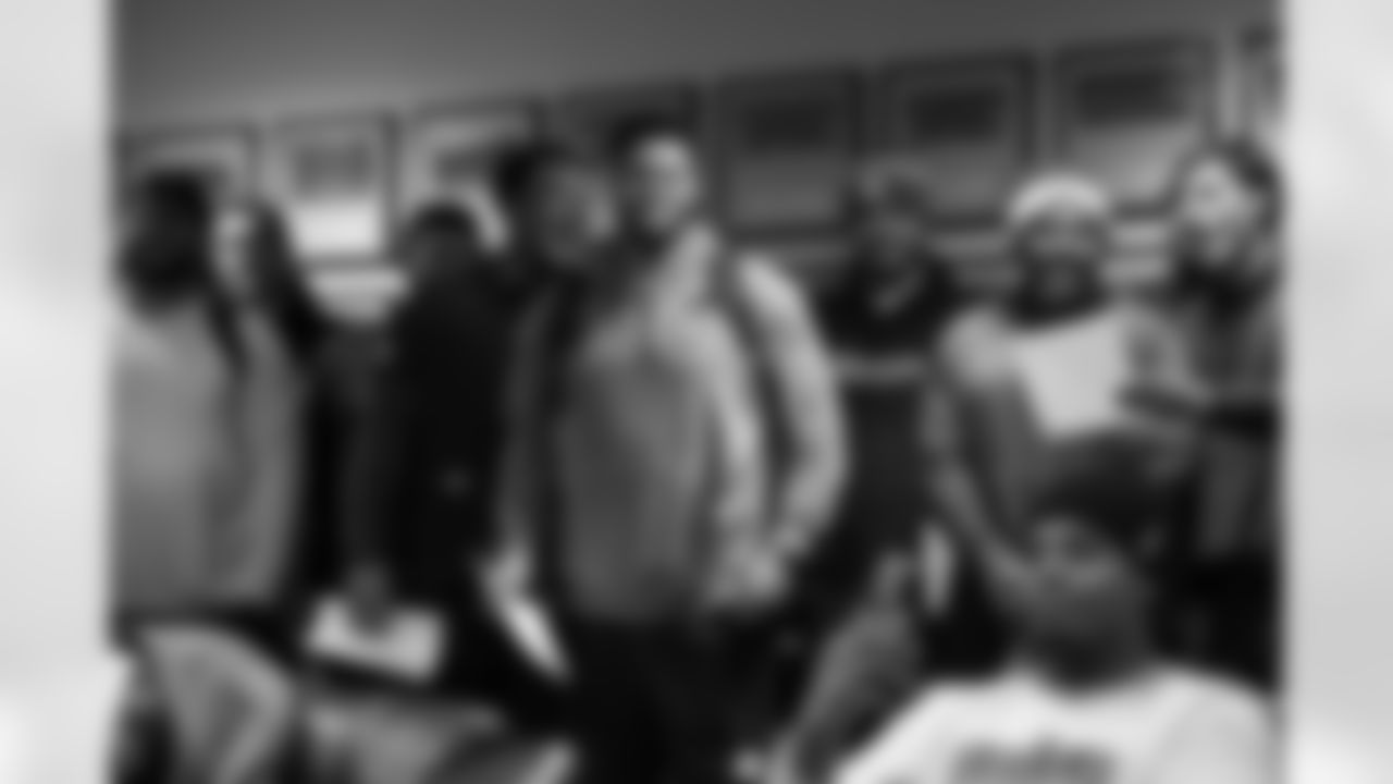 The Pittsburgh Symphony performs holiday music for the Steelers at the UPMC Rooney Sports Complex Thursday, Dec. 18, 2025 in Pittsburgh, PA. (Alysa Rubin / Pittsburgh Steelers)