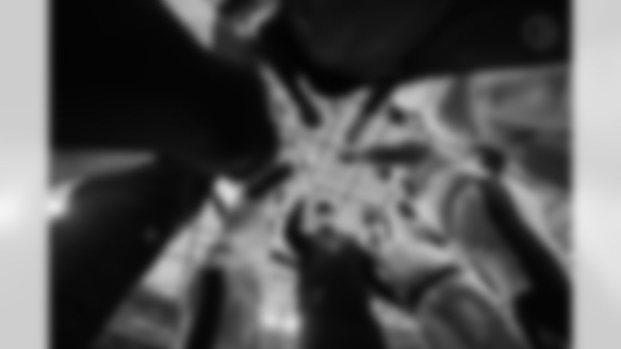 Pittsburgh Steelers defensive tackle Keeanu Benton (95) Pittsburgh Steelers defensive tackle Cameron Heyward (97) Pittsburgh Steelers defensive tackle Derrick Harmon (99) Pittsburgh Steelers defensive tackle Esezi Otomewo (93)during a regular season game between the Pittsburgh Steelers and the Los Angeles Chargers, Sunday, Nov. 9, 2025 in Inglewood, CA. (Alysa Rubin / Pittsburgh Steelers)