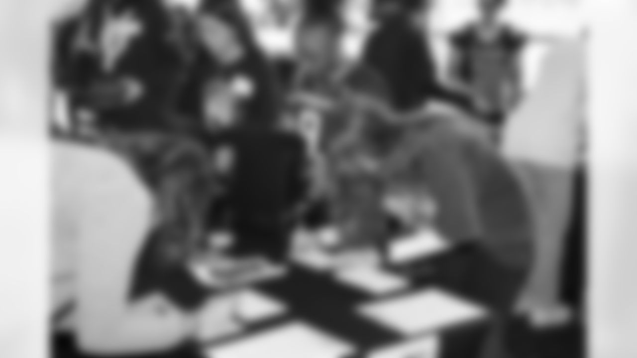 The Pittsburgh Steelers, Pittsburgh Pirates, Pittsburgh Penguins Pittsburgh Riveters, Pittsburgh Riverhounds, Pittsburgh Passion, and the Pittsburgh Women + Sports Collective partnered with Operation Warm at Acrisure Stadium on National Girls and Women in Sports Day to provide female athletes from Pittsburgh Public Schools with the gear they need to participate in sports on Wednesday February 4, 2026 in Pittsburgh, PA. (Karl Roser / Pittsburgh Steelers)