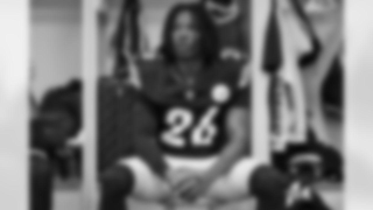 Pittsburgh Steelers cornerback Brandin Echols (26) during a regular season game between the Pittsburgh Steelers and the Cincinnati Bengals, Thursday, Oct. 16, 2025 in Cincinnati, OH. (Karl Roser / Pittsburgh Steelers)