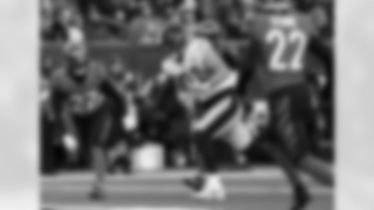 Pittsburgh Steelers tight end Pat Freiermuth (88) during a regular season game between the Pittsburgh Steelers and the Cincinnati Bengals, Sunday, Dec. 1, 2024 in Cincinnati, OH. (Jared Wickerham / Pittsburgh Steelers)