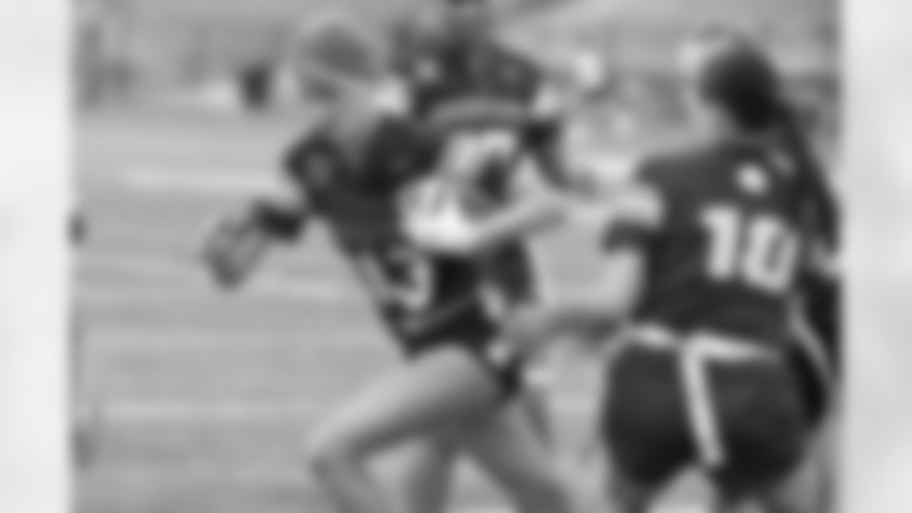 Week 5 of the Steelers' Girls High School Flag Football season Sunday, May 5, 2024 at Bethel Park High School. (Arron Anastasia / Pittsburgh Steelers)