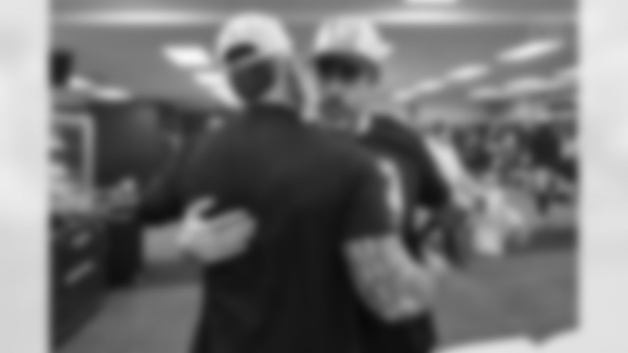 Pittsburgh Steelers quarterback Aaron Rodgers (8) and linebacker Nick Herbig (51)during a regular season game between the Pittsburgh Steelers and the Baltimore Ravens, Sunday, Jan. 4, 2026 in Pittsburgh, PA. (Karl Roser / Pittsburgh Steelers)