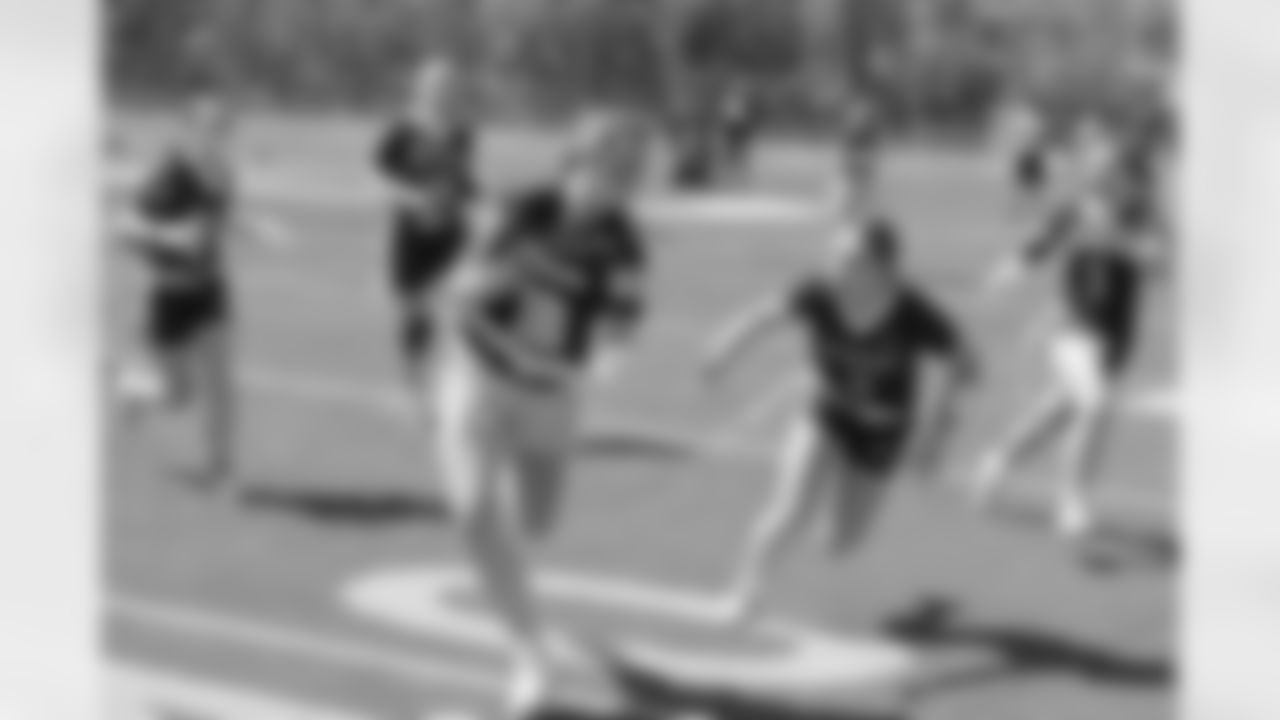 Week 4 of the Steelers' Girls High School Flag Football season on Sunday, April 27, 2025 at Upper St. Clair High School. (Brad Oskowski / Pittsburgh Steelers)
