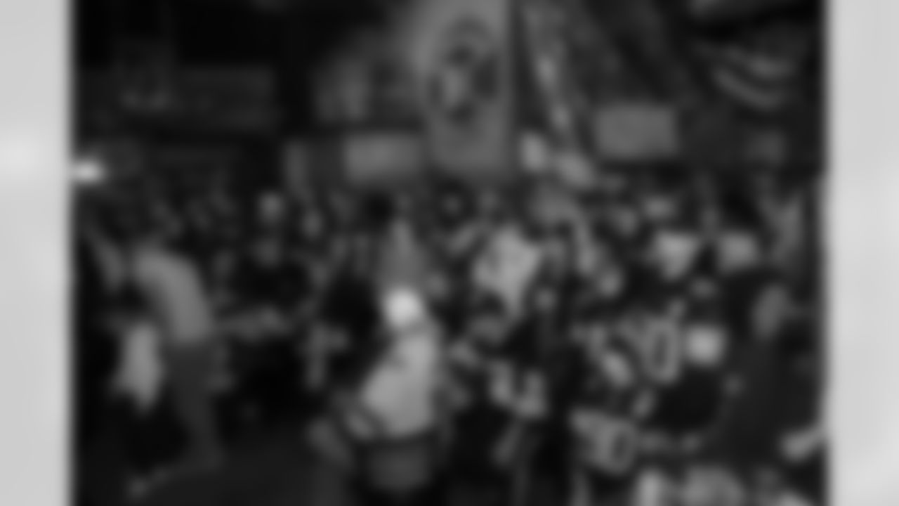 Pittsburgh Steelers fans attend the Steelers Nation Unite Playoff Party at Tequila Cowboy prior to the Wild Card game against the Houston Texans on Saturday, Jan. 10, 2026 in Pittsburgh, PA. (Arron Anastasia / Pittsburgh Steelers)