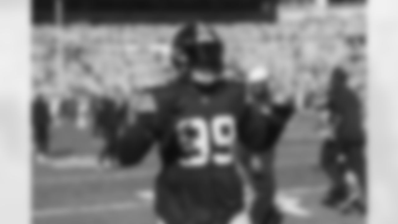 Pittsburgh Steelers defensive tackle Larry Ogunjobi (99) during a regular season game between the Pittsburgh Steelers and the Green Bay Packers, Sunday, Nov. 12, 2023 in Pittsburgh, PA. (Karl Roser / Pittsburgh Steelers)