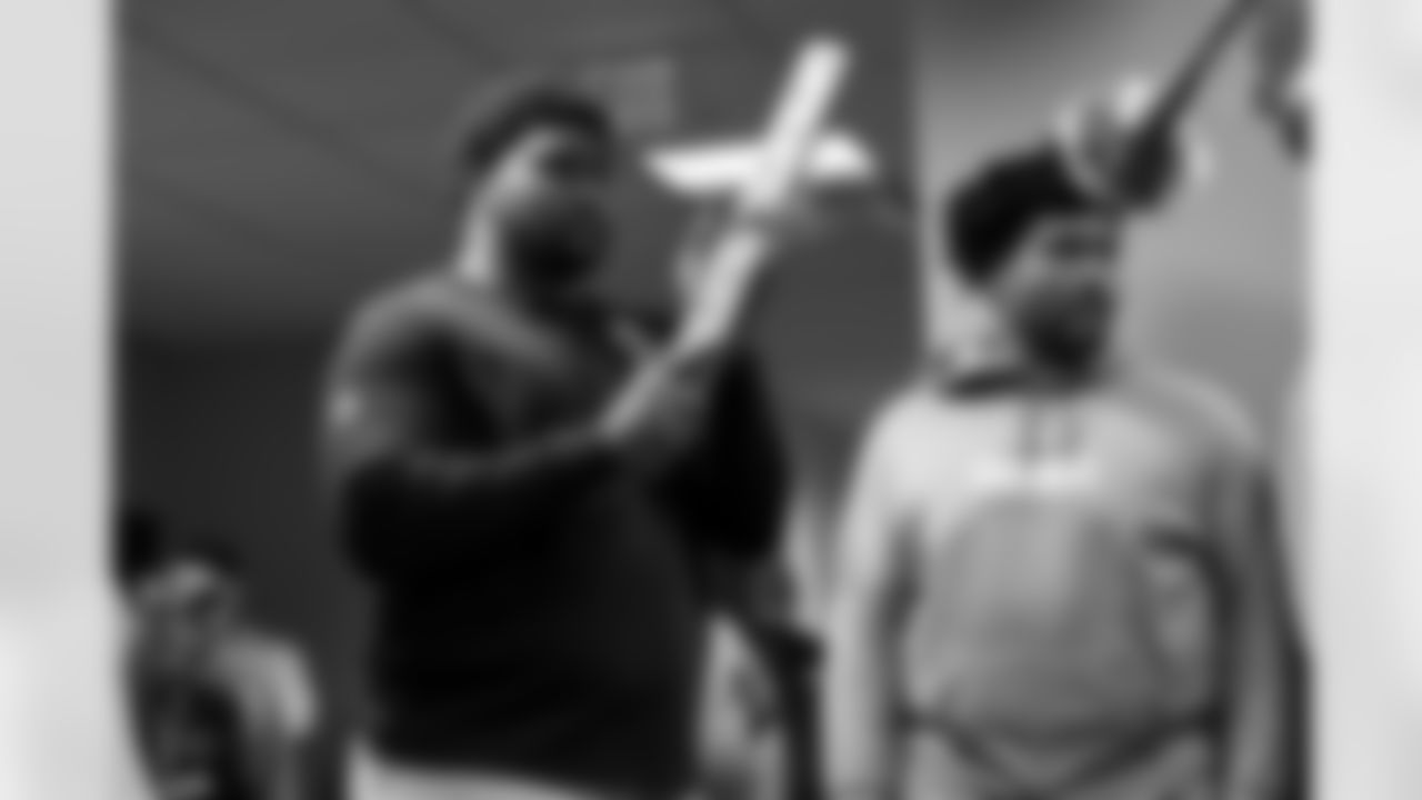 The Pittsburgh Symphony performs holiday music for the Steelers at the UPMC Rooney Sports Complex Thursday, Dec. 18, 2025 in Pittsburgh, PA. (Alysa Rubin / Pittsburgh Steelers)