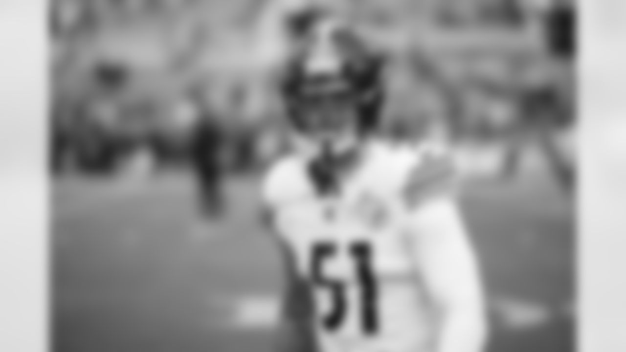 Pittsburgh Steelers linebacker Nick Herbig (51) prior to a regular season game between the Pittsburgh Steelers and the Baltimore Ravens, Sunday, Dec. 7, 2025 in Baltimore, MD. The Steelers defeated the Ravens 27-22. (Karl Roser / Pittsburgh Steelers)