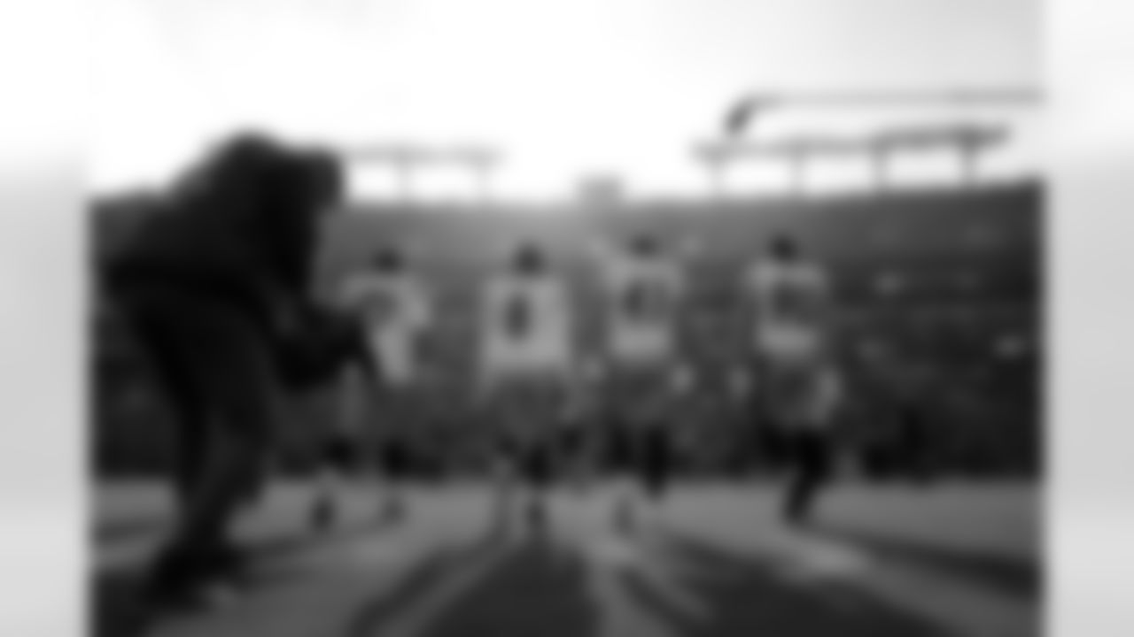 The Pittsburgh Steelers captains prior to a regular season game between the Pittsburgh Steelers and the Baltimore Ravens, Sunday, Dec. 7, 2025 in Baltimore, MD. The Steelers defeated the Ravens 27-22. (Karl Roser / Pittsburgh Steelers)