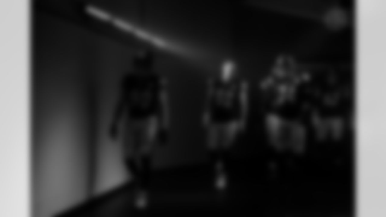 Pittsburgh Steelers linebacker T.J. Watt (90), Pittsburgh Steelers tight end Pat Freiermuth (88), Pittsburgh Steelers offensive lineman Spencer Anderson (74) and Pittsburgh Steelers center Ryan McCollum (62) prior to a regular season game between the Pittsburgh Steelers and the Indianapolis Colts, Sunday, Nov. 2, 2025 in Pittsburgh, PA. The Steelers defeated the Colts 27-20. (Alysa Rubin / Pittsburgh Steelers)