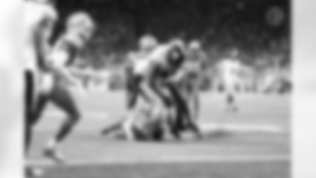 Pittsburgh Steelers tight end Darnell Washington (80) during a regular season game between the Pittsburgh Steelers and the Detroit Lions, Sunday, Dec. 21, 2025 in Detroit, MI. (Karl Roser / Pittsburgh Steelers)