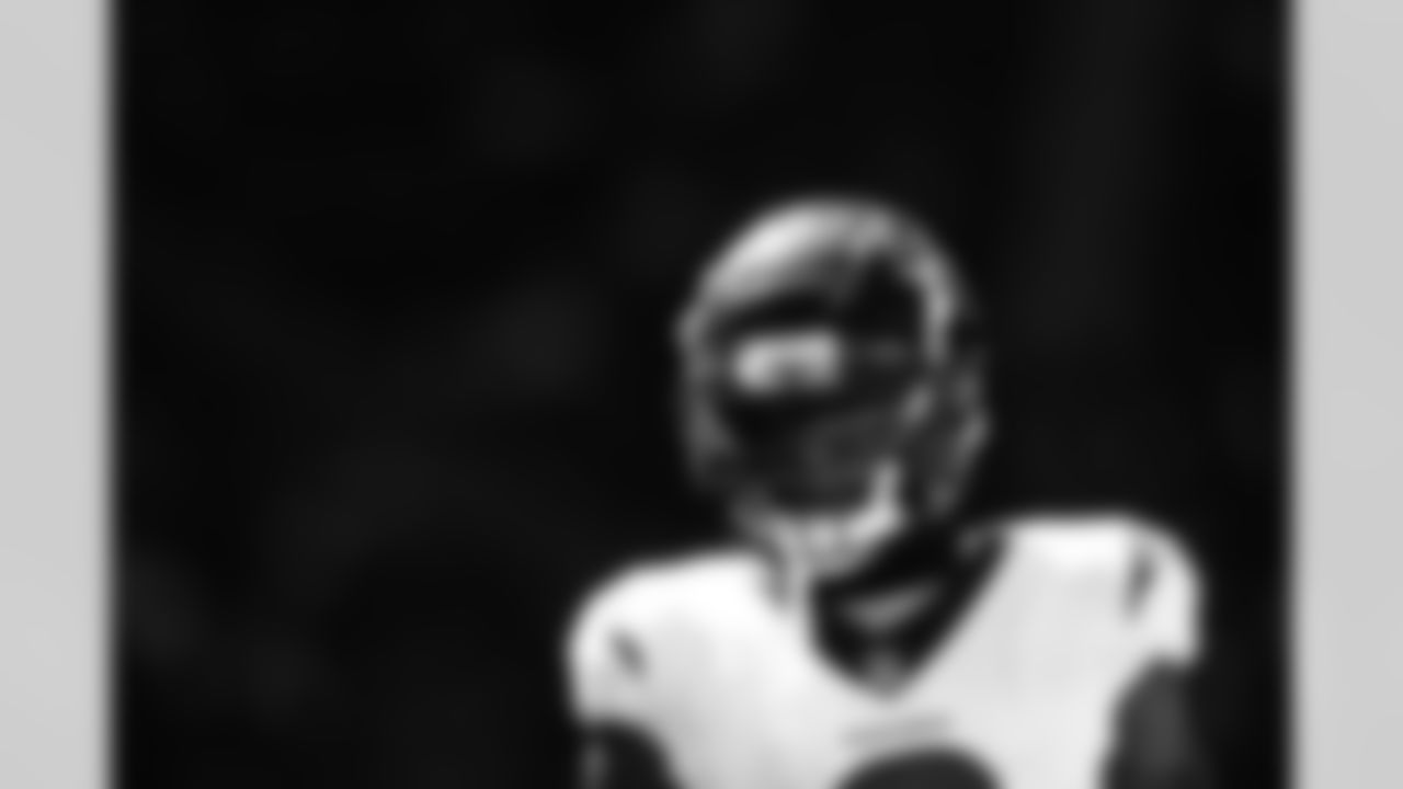 An October 8th, 2023 image from the Regular Season week 5 game against the Atlanta Falcons at Mercedes Benz Stadium in Atlanta, GA.