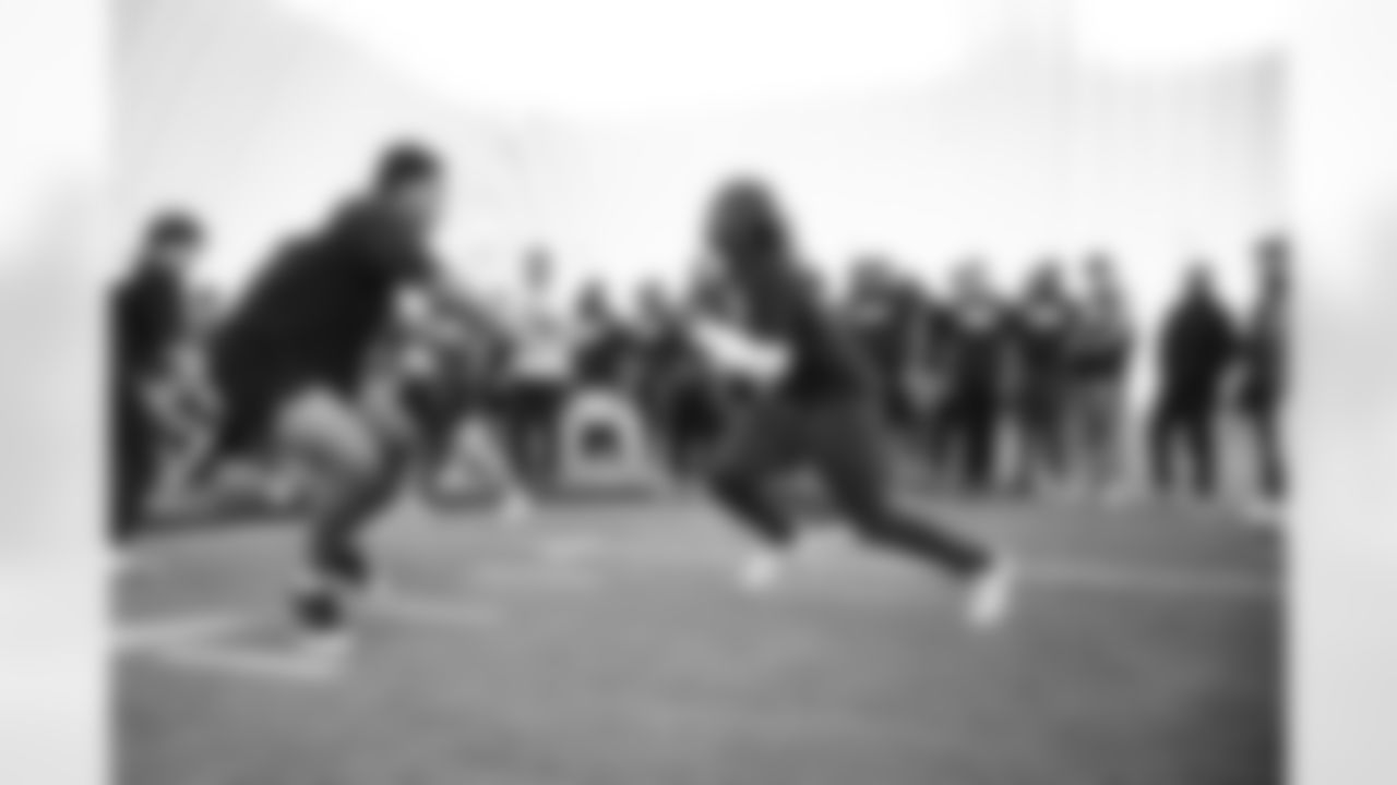 An image from the January 31st, 2026 Senior Showcase and Girls Flag College Showcase at Houston Methodist Training Center in Houston, TX.