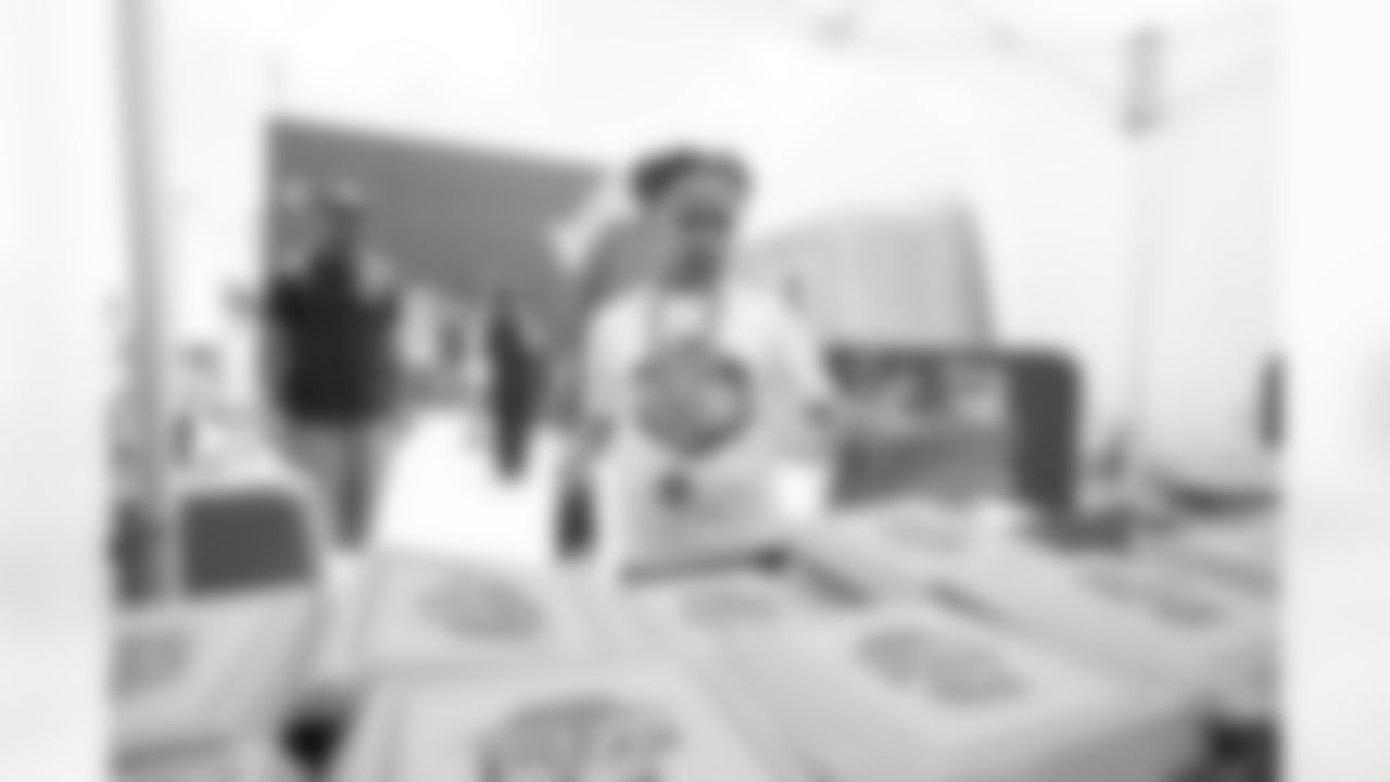 An image from the June 21st, 2025 Chevron Youth Football Camp at NRG Stadium in Houston, TX.