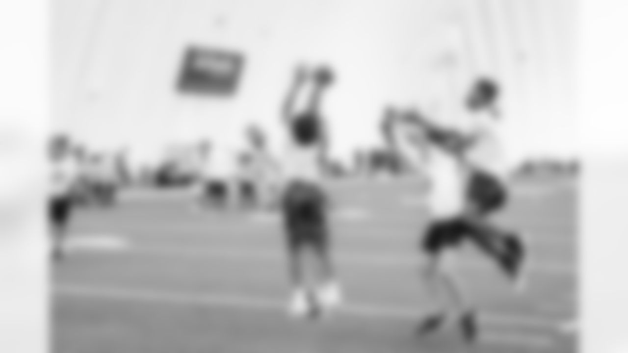 An image from the June 21st, 2025 Chevron Youth Football Camp at NRG Stadium in Houston, TX.