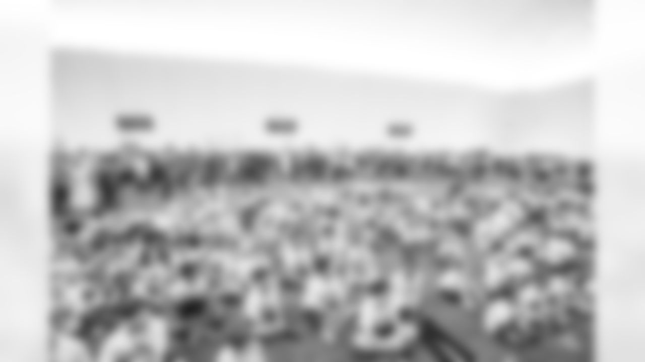 An image from the June 21st, 2025 Chevron Youth Football Camp at NRG Stadium in Houston, TX.