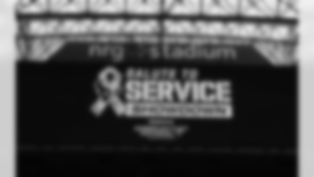 An image from the November 4th, 2025 Salute to Service Flag Showdown at NRG Stadium in Houston, TX.