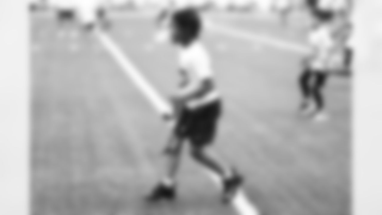 An image from the June 21st, 2025 Chevron Youth Football Camp at NRG Stadium in Houston, TX.