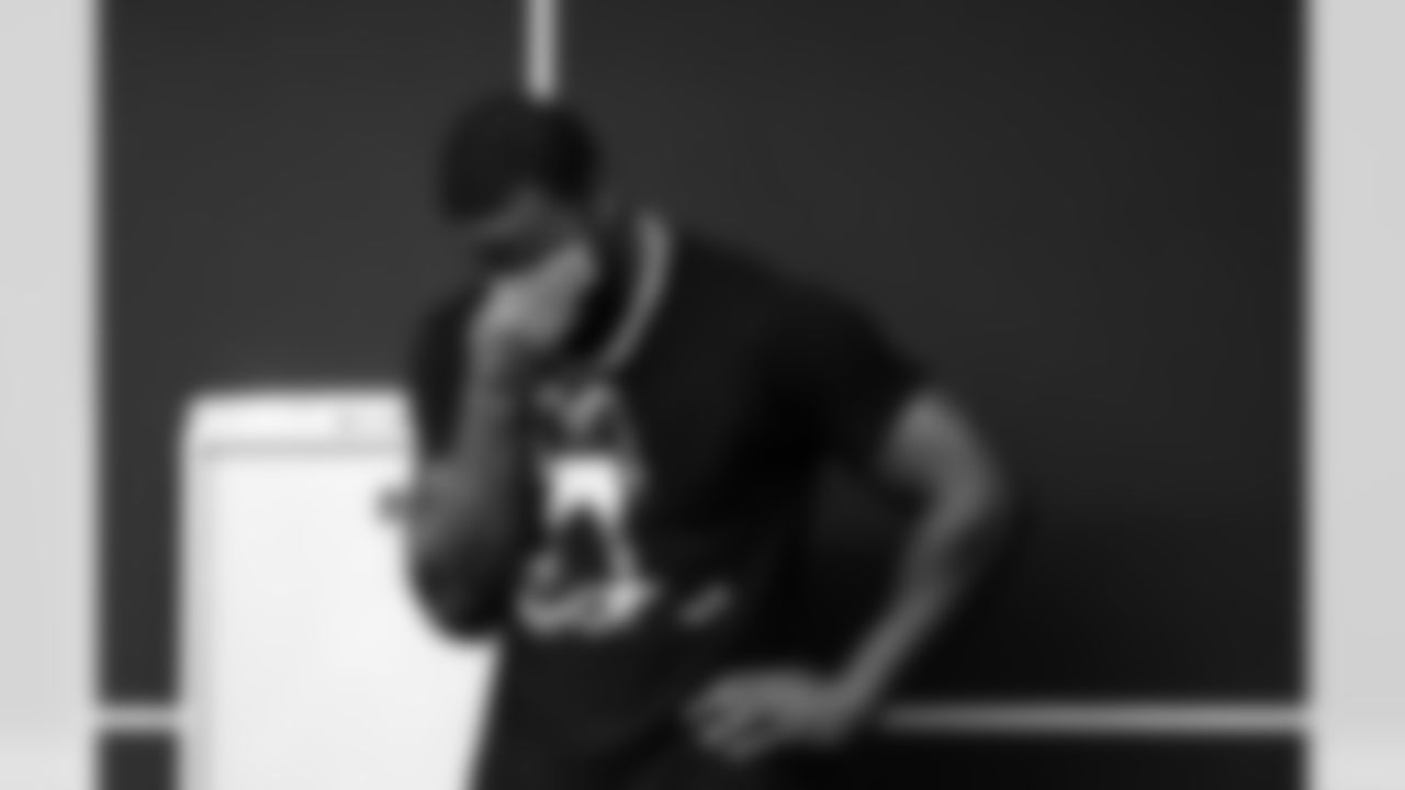 An image from the Oct. 28, 2025 Walter Payton Man of the Year Nominee surprise for Azeez Al-Shaair at NRG Stadium in Houston, TX.