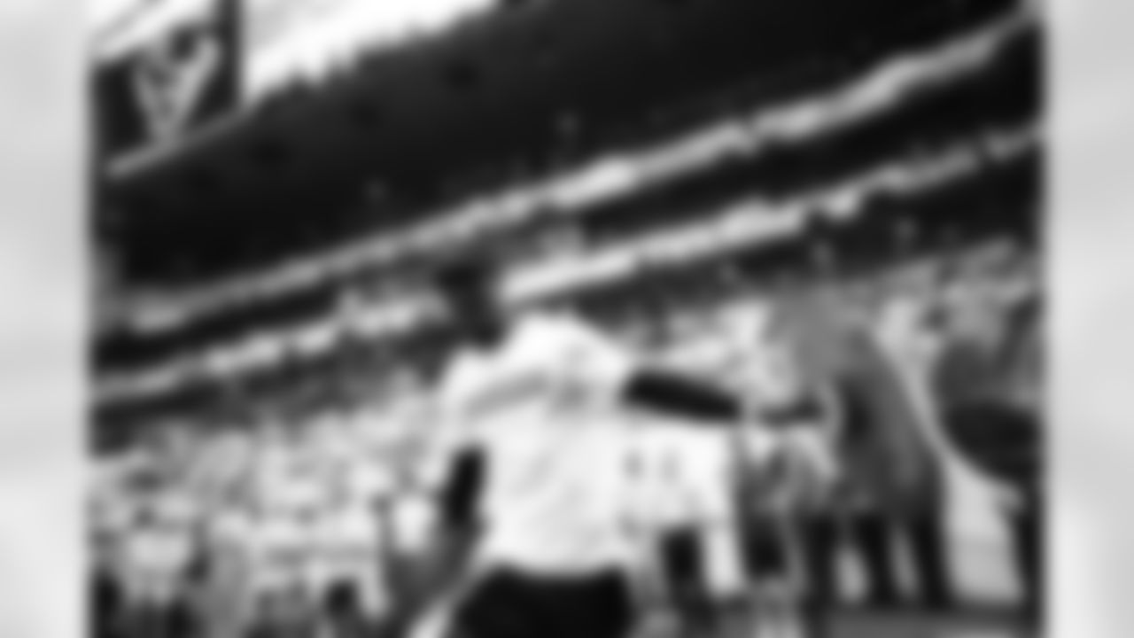 An image from the September 15th, 2025 regular season week 2 home game against the Tampa Bay Buccaneers at NRG Stadium in Houston, TX. The Texans lost 19-20.