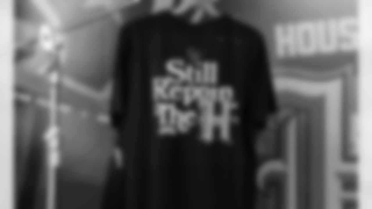 An image from the Nov. 15, 2024 Salute to Service merch photoshoot at NRG Stadium in Houston, TX.