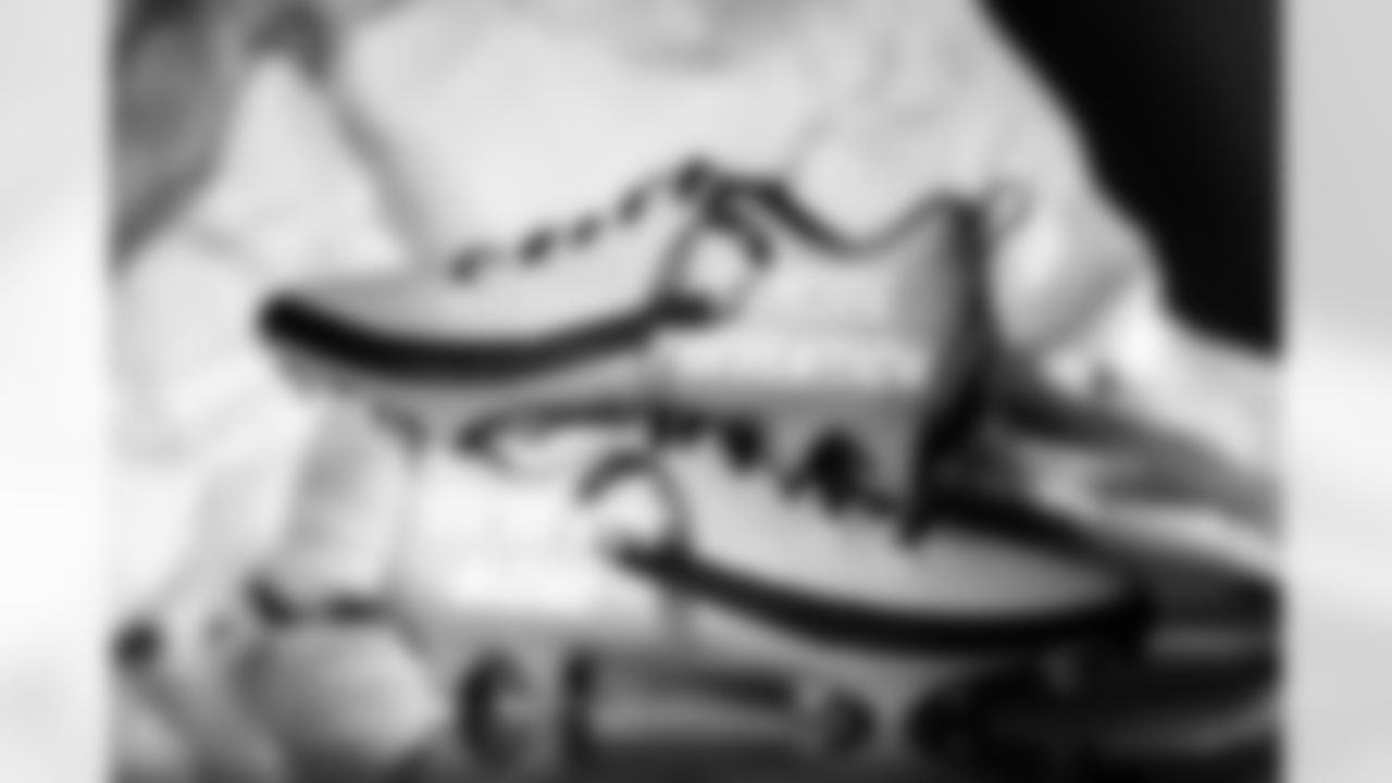 An image from Johnny Johnson III's My Cause My Cleats photoshoot.
