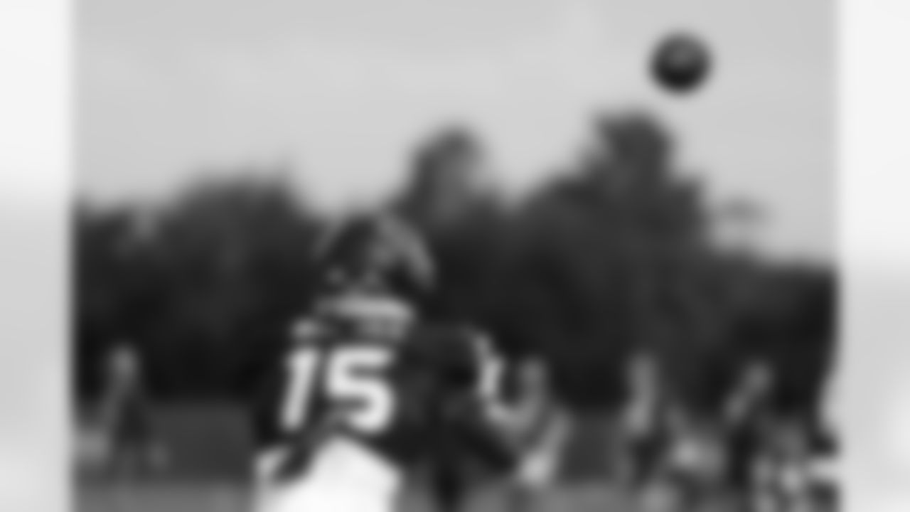 An image from the August 19th, 2025 Training Camp Practice 18 at NRG Stadium in Houston, TX.