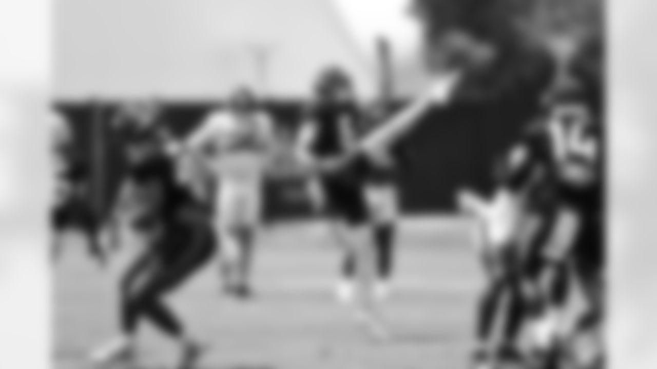 An image from the August 12th, 2025 Training Camp Practice 15 at NRG Stadium in Houston, TX.