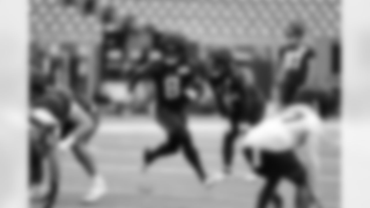 An August 15th, 2024 image from Training Camp Practice 17 at NRG Stadium in Houston, TX.