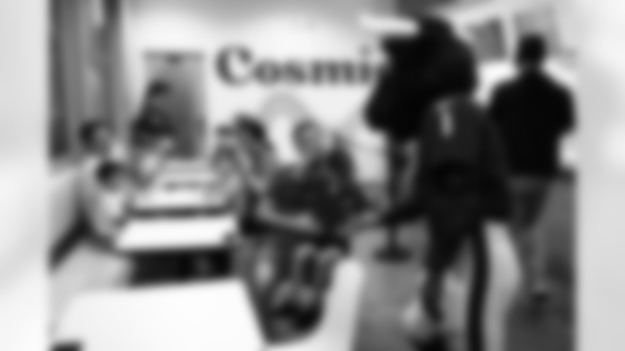A November 9th, 2023 image from the Small Business Boost Surprise at Cosmic Ice Cream in Houston, TX.