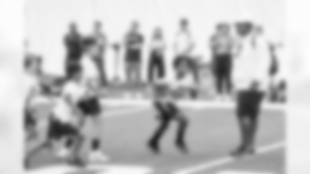 An image from the June 21st, 2025 Chevron Youth Football Camp at NRG Stadium in Houston, TX.