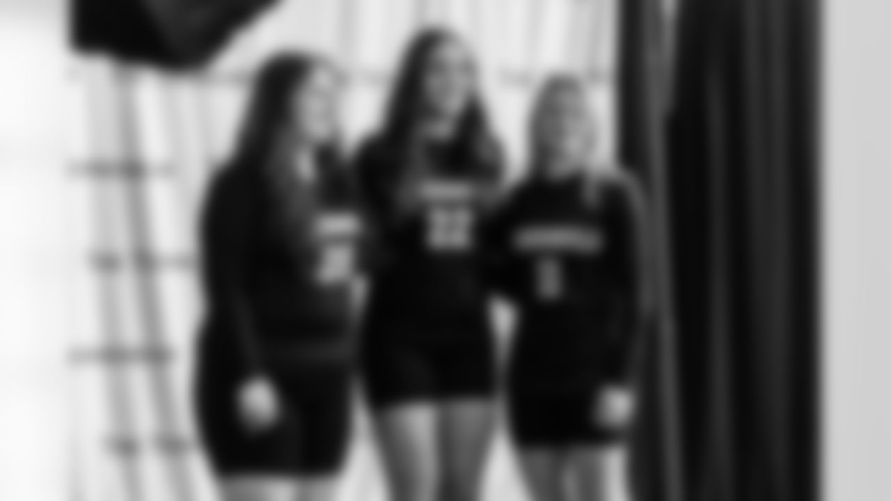 Tennessee Titans host a girls high school flag football media day at Nissan Stadium on February 18, 2026 in Nashville, TN. Photo By Jessie Rogers/Tennessee Titans