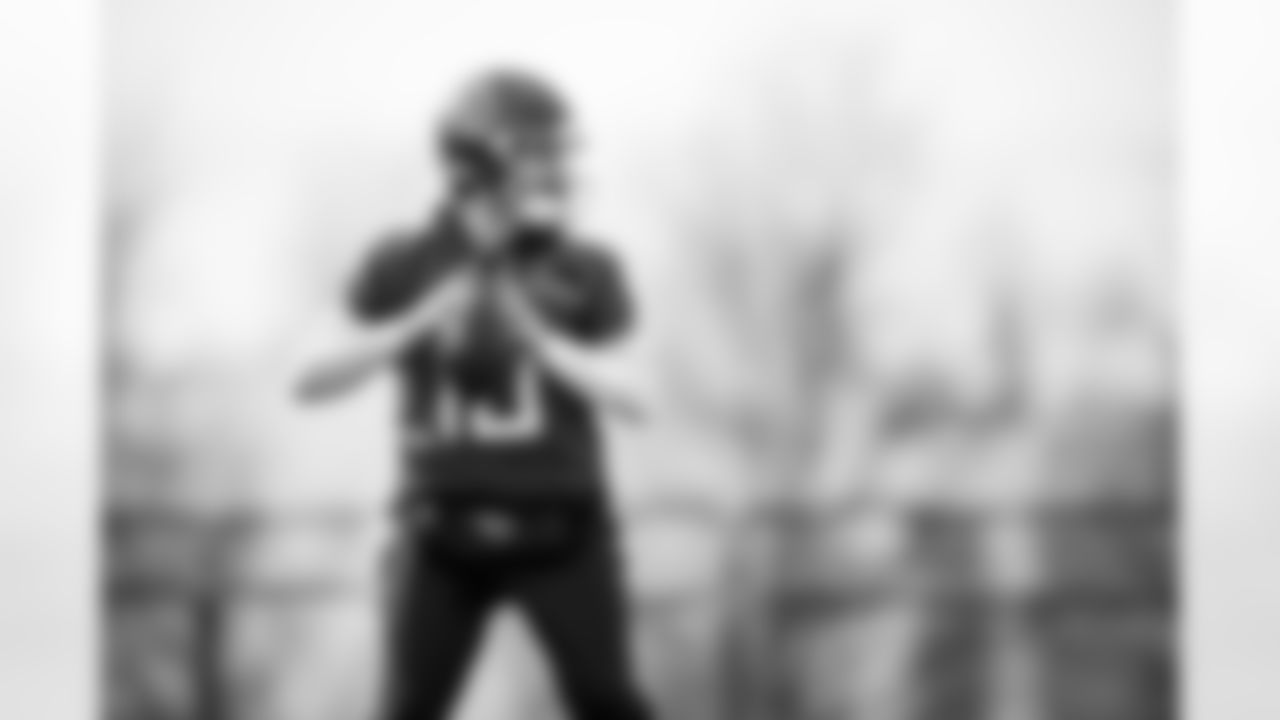 Quarterback Brandon Allen #10 of the Tennessee Titans during practice at the Ascension Saint Thomas Sports Park on December 31, 2025 in Nashville, TN. Photo By Donald Page/Tennessee Titans