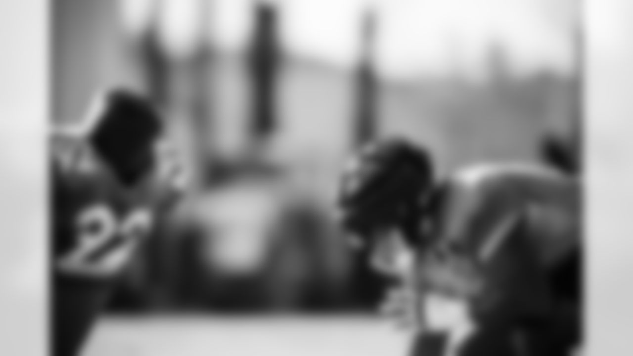 Offensive lineman John Ojukwu #61 of the Tennessee Titans during practice at the Ascension Saint Thomas Sports Park on December 3, 2025 in Nashville, TN. Photo By Jessie Rogers/Tennessee Titans