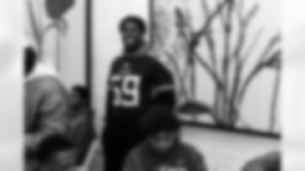 Rose Park Middle School Football Championship Celebration on December 02, 2025 in Nashville, TN. Photo By Beau Brune/Tennessee Titans