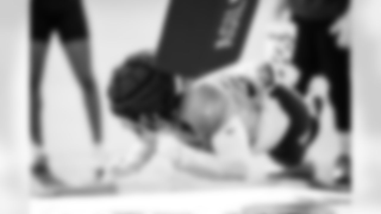 Running back Julius Chestnut #36 of the Tennessee Titans during practice at the Ascension Saint Thomas Sports Park on November 13, 2025 in Nashville, TN. Photo By Donald Page/Tennessee Titans