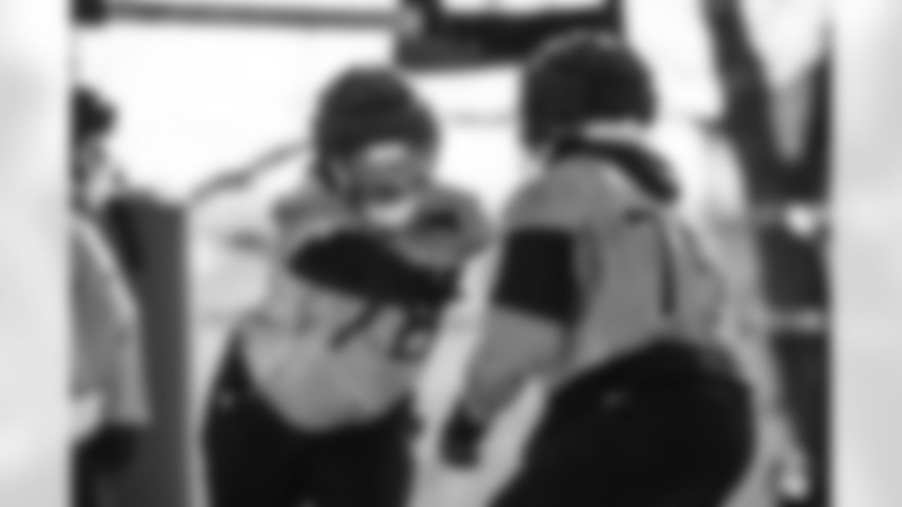 Tackle Brandon Crenshaw-Dickson #78 of the Tennessee Titans during practice at the Ascension Saint Thomas Sports Park on December 3, 2025 in Nashville, TN. Photo By Jessie Rogers/Tennessee Titans