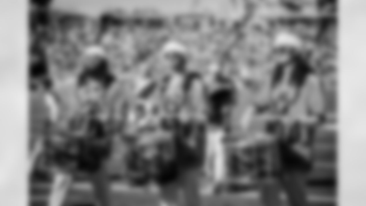 Tennessee Titans Blue Crew Drumline performing during the game between the Tennessee Titans and the Kansas City Chiefs at Nissan Stadium on December 21, 2025 in Nashville, TN. Photo By Kaitlyn Hungerford/Tennessee Titans