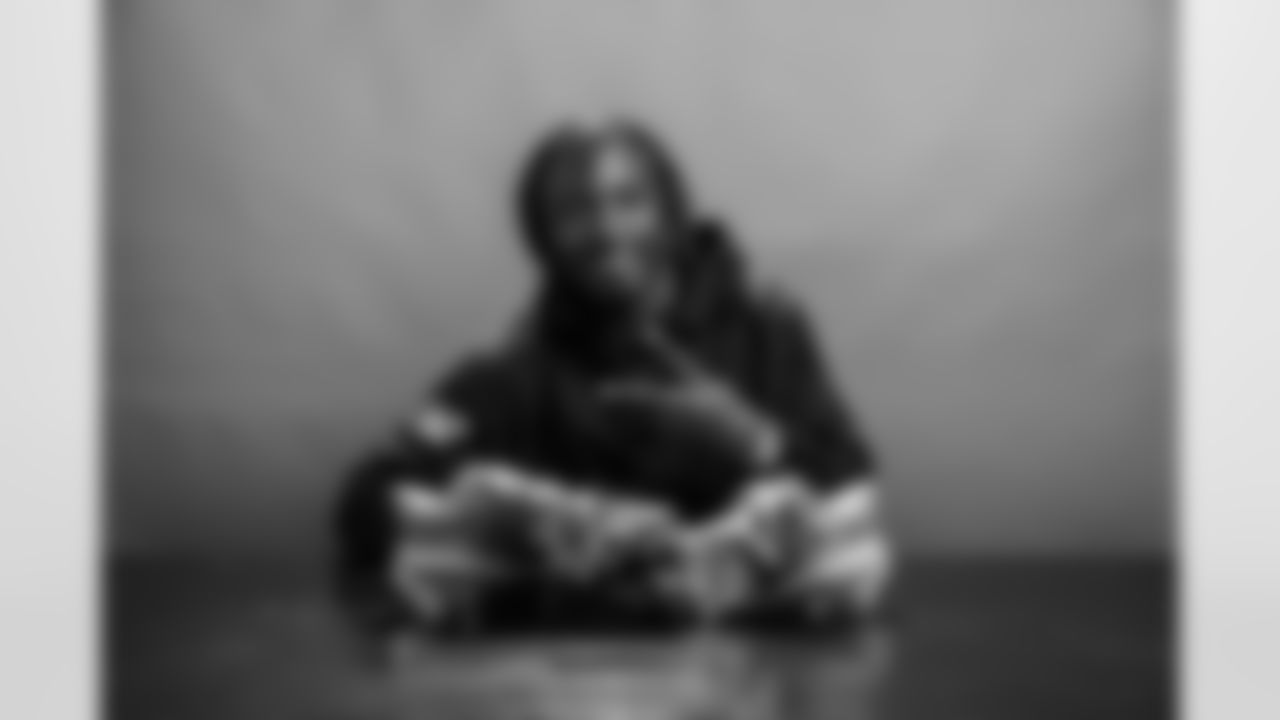 Running back Tyjae Spears #2 of the Tennessee Titans for My Cause my Cleats shot on November 14, 2025 in Nashville, TN. Photo By Donald Page/Tennessee Titans