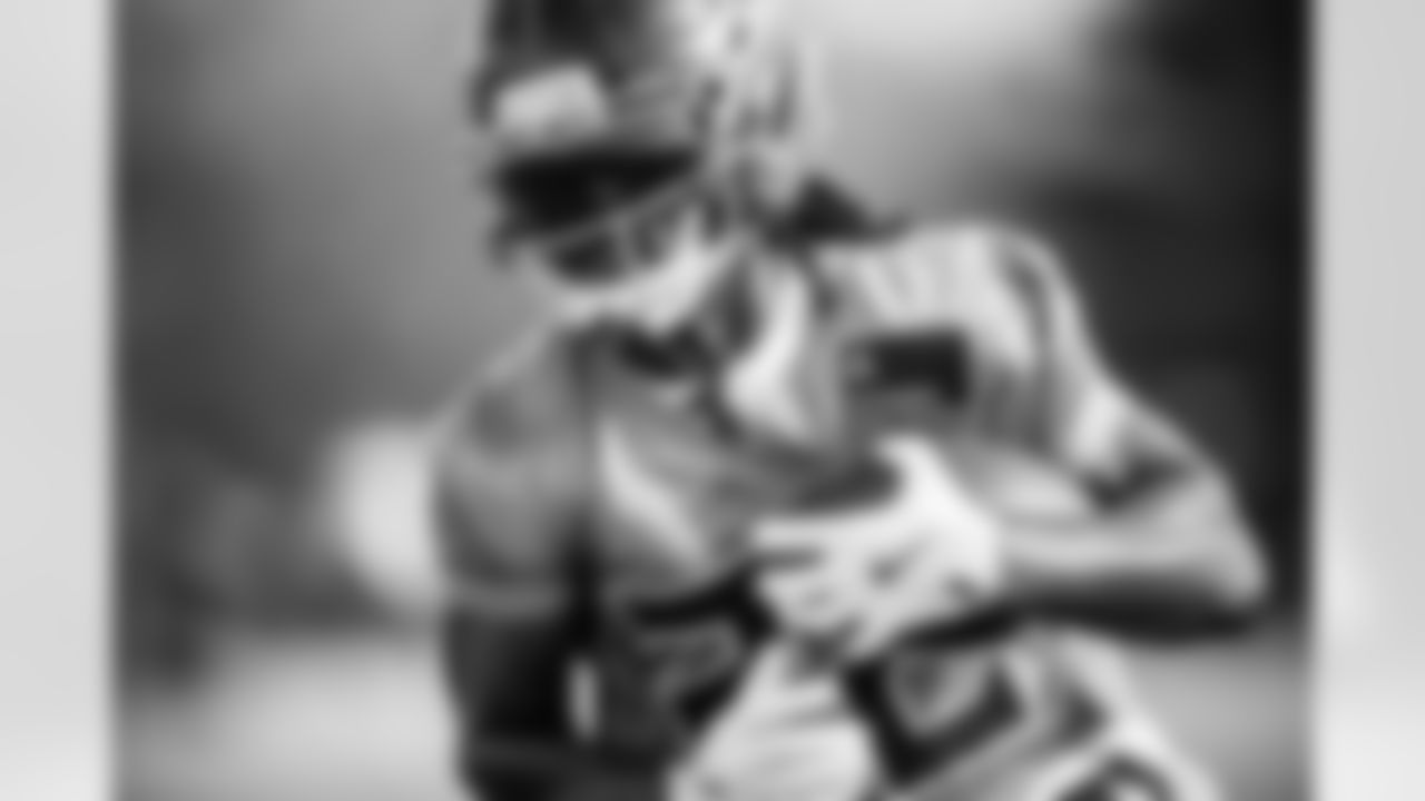 Wide receiver Kristian Wilkerson #19 of the Tennessee Titans during practice at the Ascension Saint Thomas Sports Park on November 19, 2025 in Nashville, TN. Photo By Donald Page/Tennessee Titans