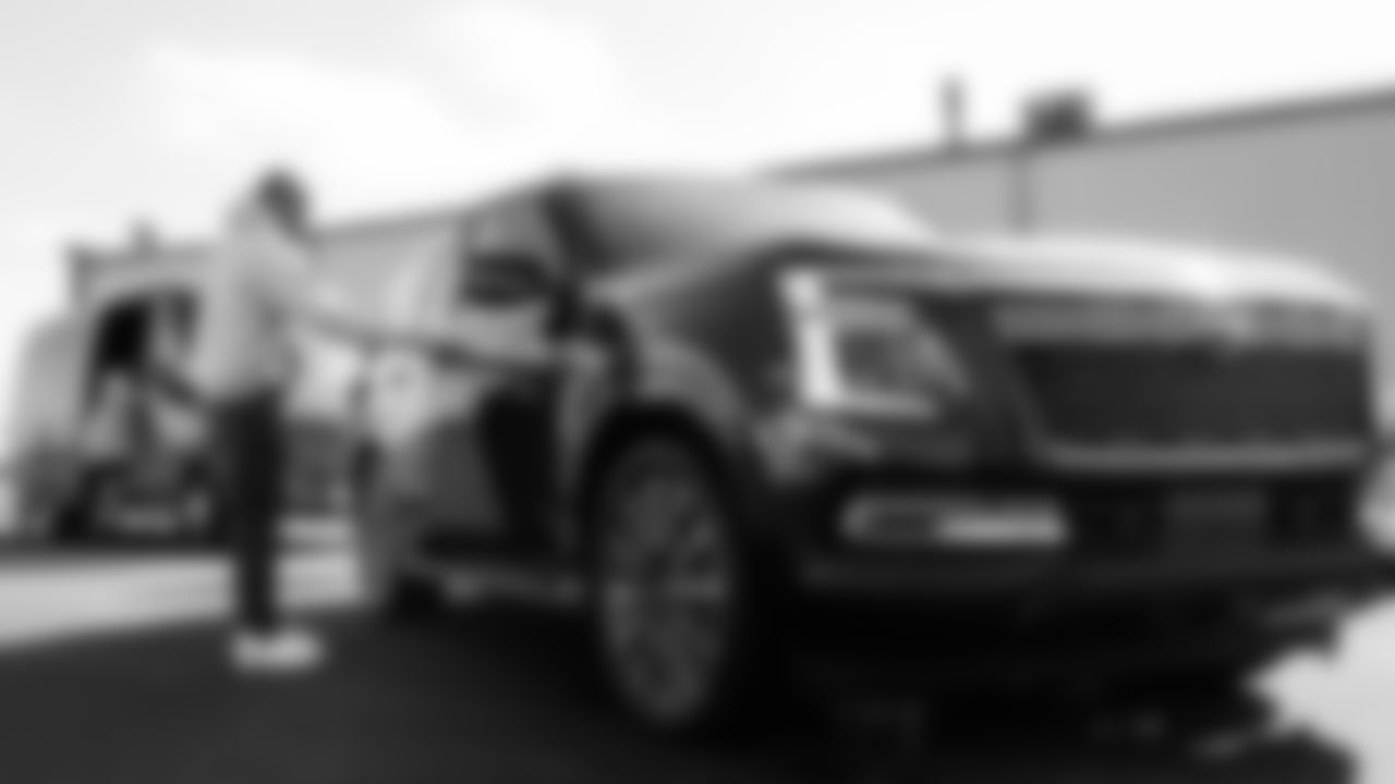 Head Coach Robert Saleh of the Tennessee Titans arrives in Nashville, TN on January 28, 2026. Photo by Donald Page/Tennessee Titans