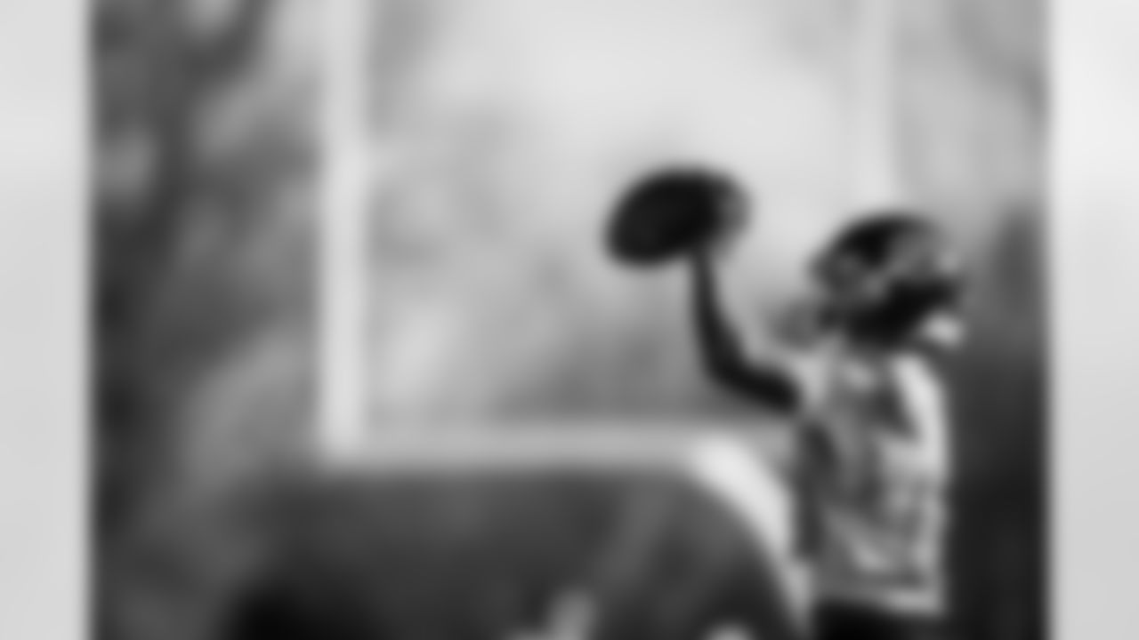 Wide receiver James Proche II #13 of the Tennessee Titans during practice at the Ascension Saint Thomas Sports Park on January 1, 2026 in Nashville, TN. Photo By Jessie Rogers/Tennessee Titans