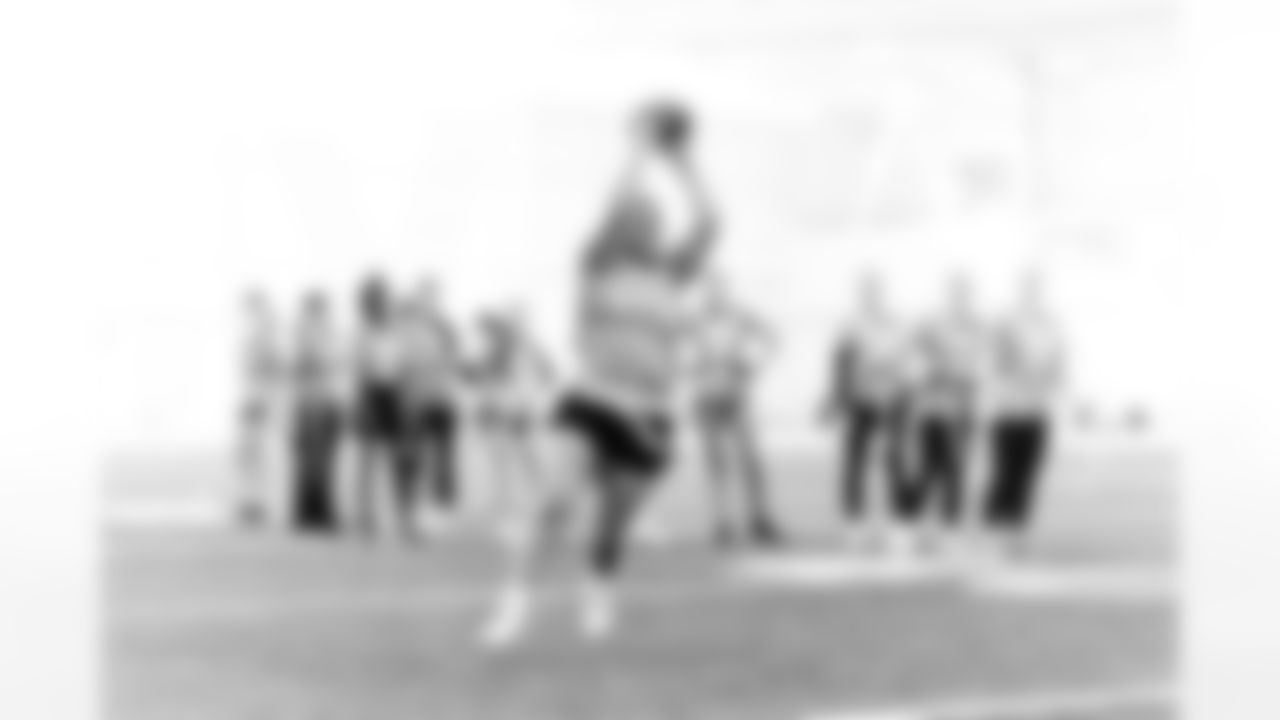 Local high school students participating in the Girls Flag Football College Showcase at Vanderbilt University on January 04, 2026 in Nashville, TN. Photo By Kaitlyn Hungerford/Tennessee Titans