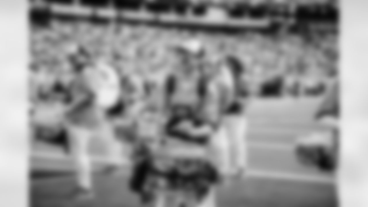 Tennessee Titans Blue Crew performing during the game between the Tennessee Titans and the New Orleans Saints at Nissan Stadium on December 28, 2025 in Nashville, TN. Photo By Kaitlyn Hungerford/Tennessee Titans